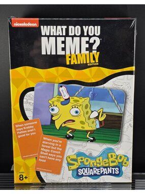 What Do You Meme? Family Edition SpongeBob SquarePants Version Game Ages 8+